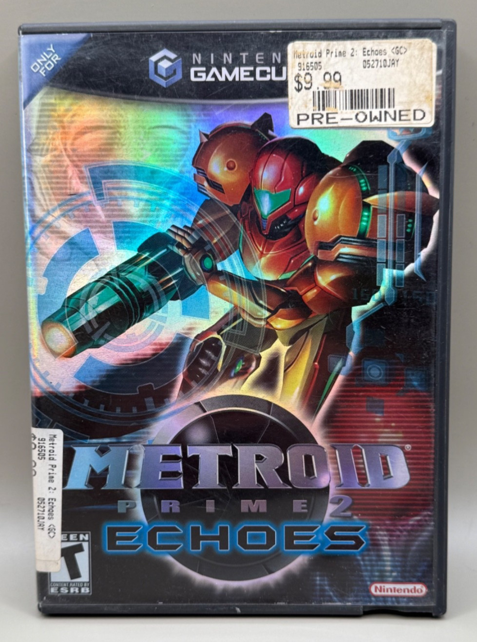 Metroid Prime 2: Echoes (GameCube, 2004) CIB Case Manual Game Disc, Tested, VG