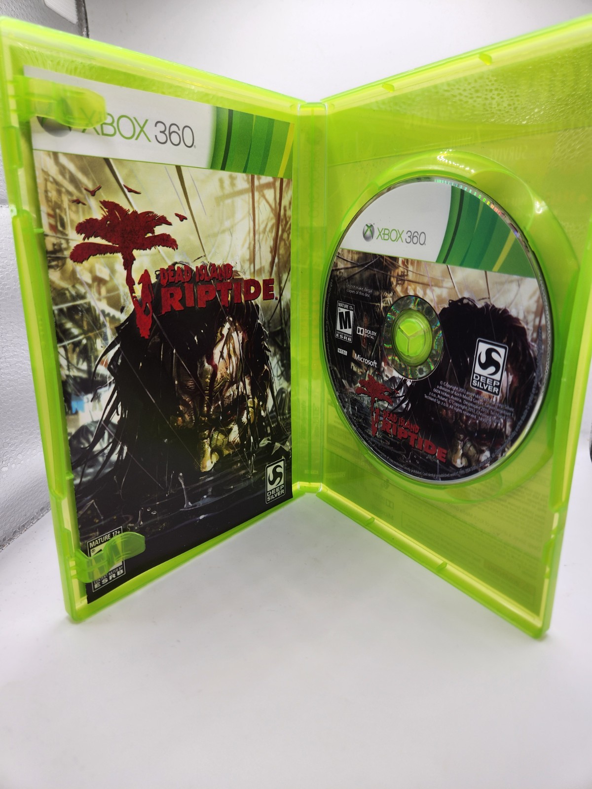 Dead Island Riptide: Microsoft Xbox 360- Cib Tested Polished Excellent Shape.