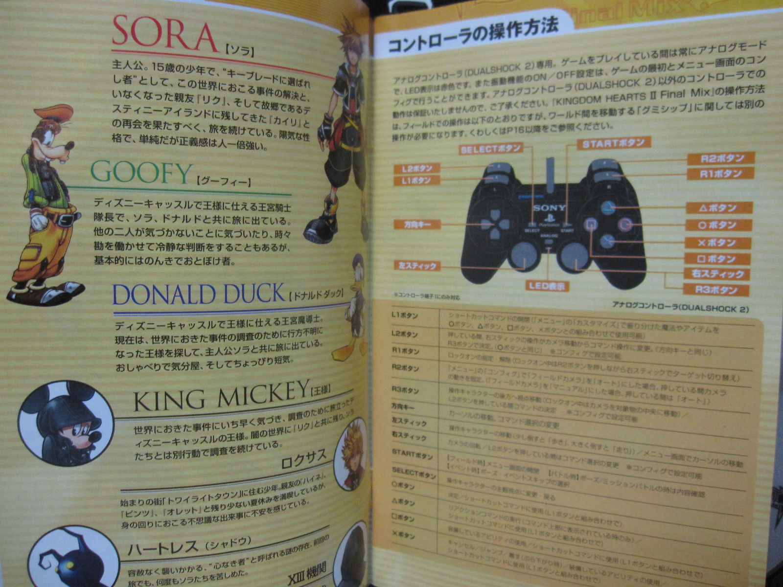 USED English SONY PS2 Kingdom Hearts Final Mix 1 & 2 2 Set Japanese Version