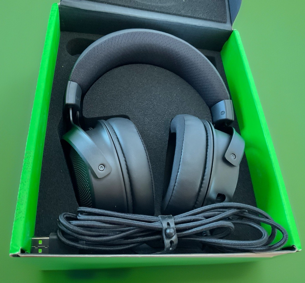 Razer Kraken V3 X Wired USB Gaming Headset Chroma Triforce 50 MM Drivers New