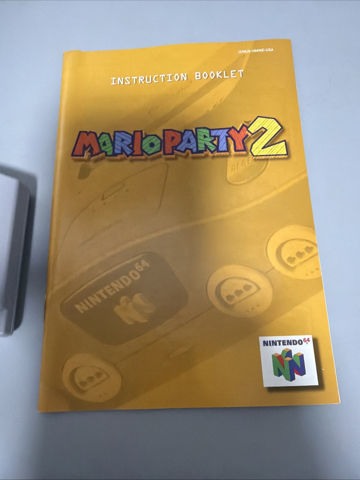 Mario Party 2 Nintendo 64 N64 Cartridge w/ Manual Authentic Tested *GREAT LABLE*