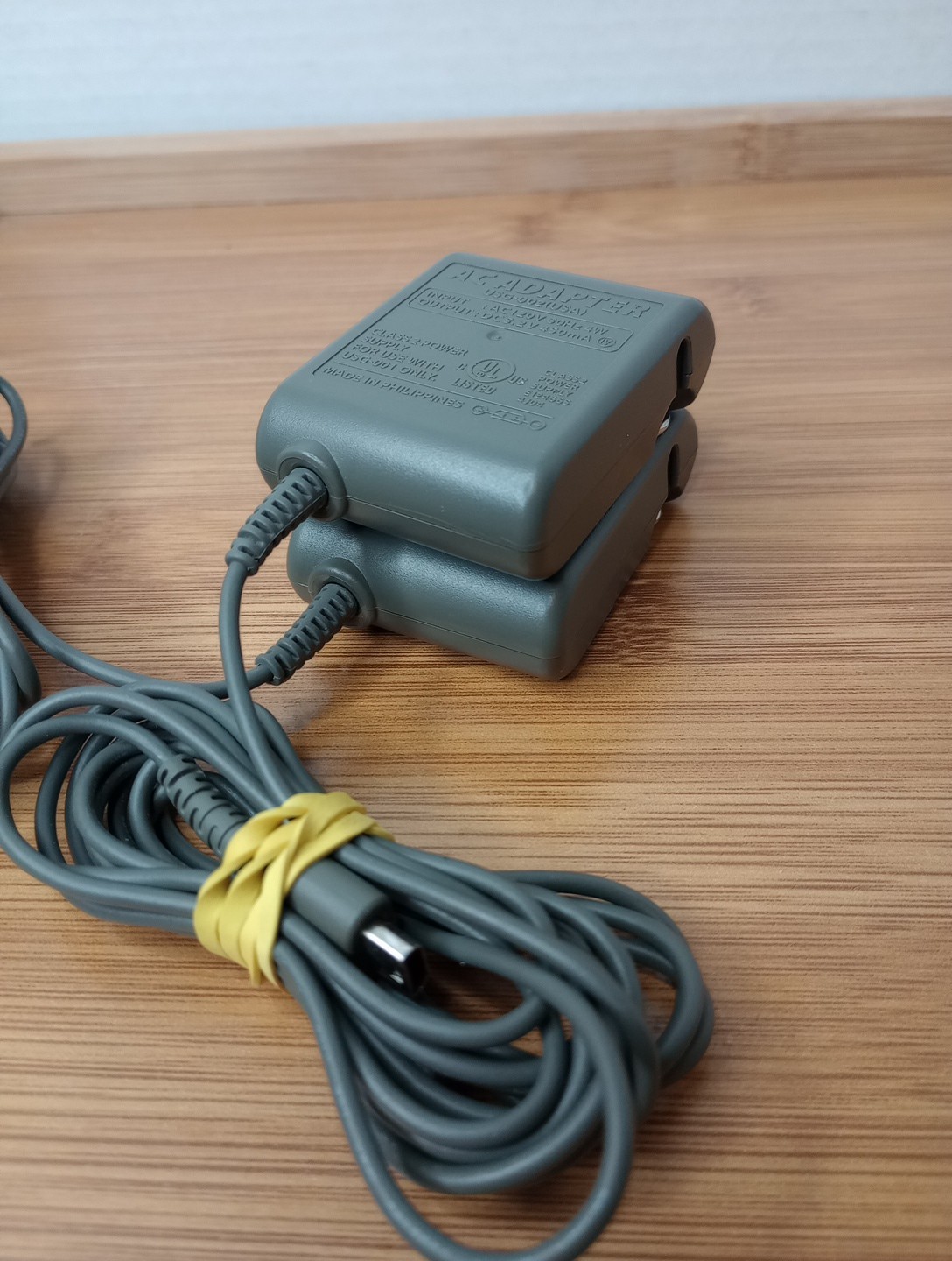 (2) Official OEM Nintendo DS Lite AC Adapter Charger USG-002 (USA), DC5.2V 450mA