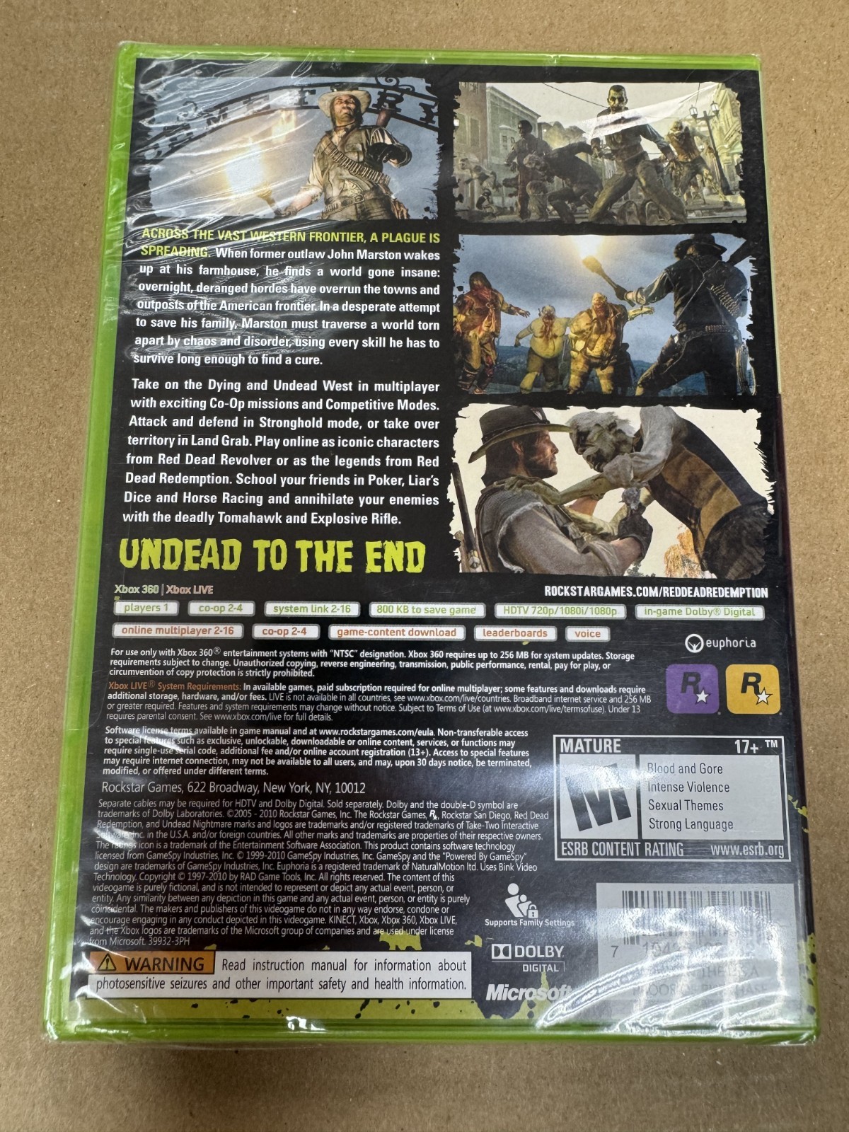 Red Dead Redemption Undead Nightmare Platinum Hits Microsoft Xbox 360 New Sealed
