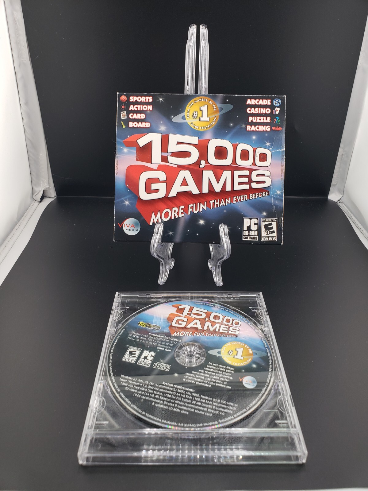 15,000 Games (Arcade Casino Racing Action Sports Card) PC – Tested