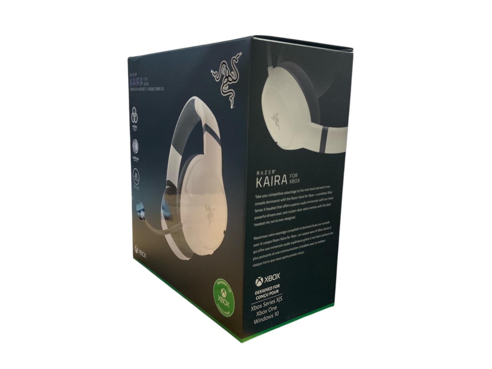 Razer Kaira Wireless Gaming Headset for Xbox Series X|S, Xbox One – White