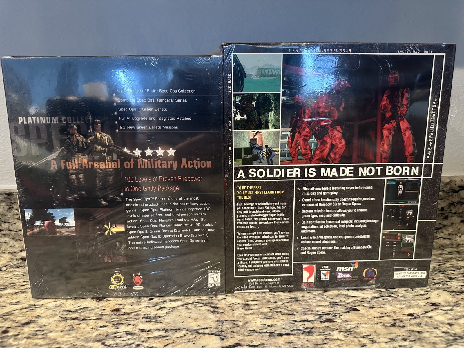Rainbow Six: Covert Ops Essentials & Spec Ops: Platinum Collection Set – Sealed