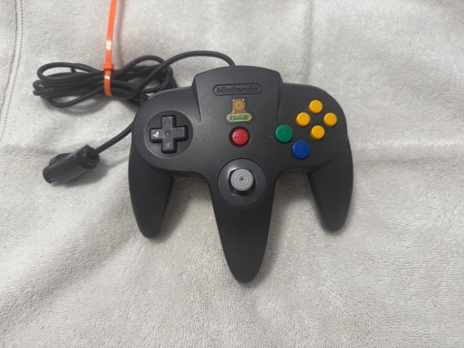 Nintendo 64 Rare Hello Mac Black/Grey Controller TIGHT Stick