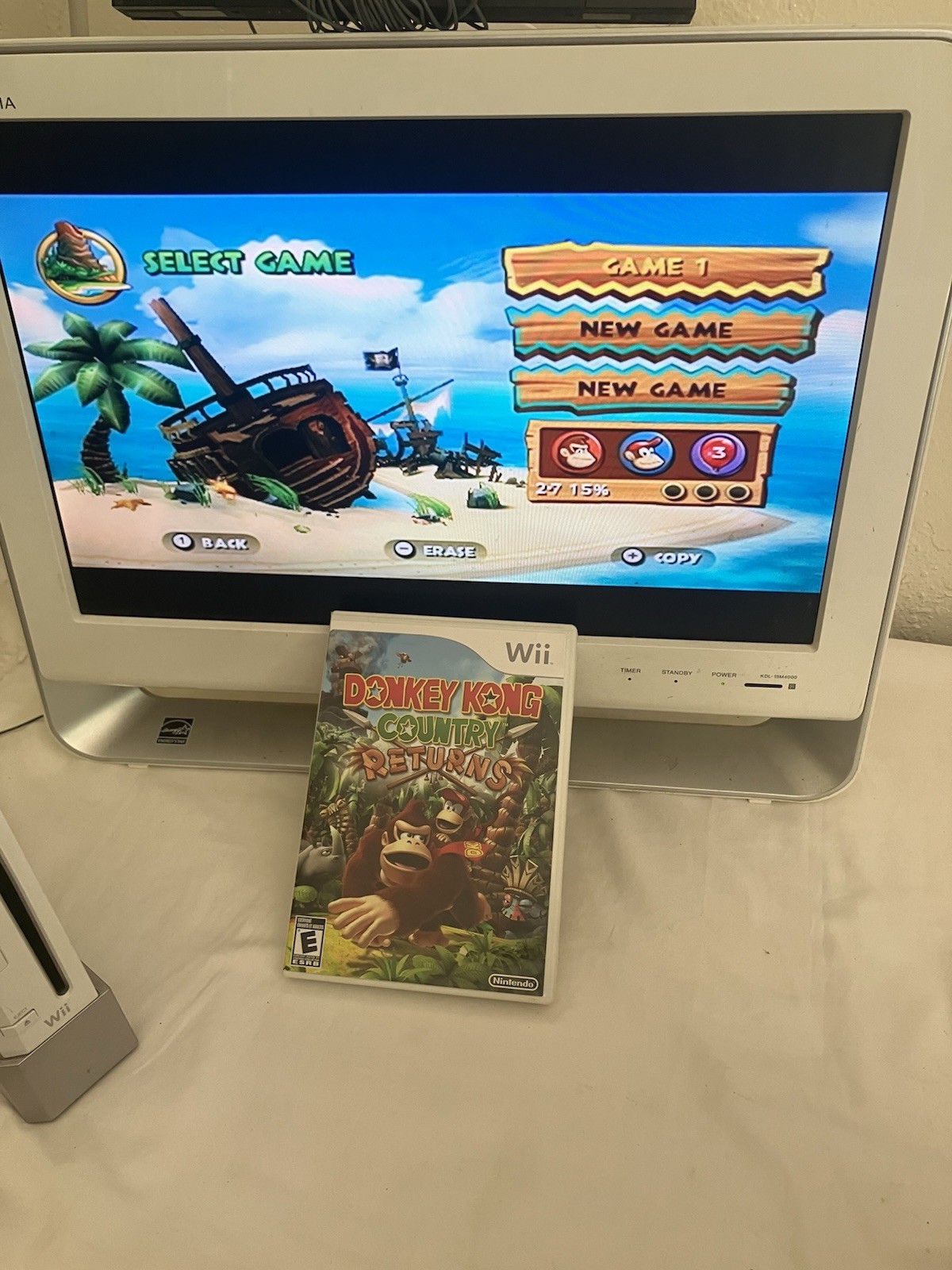 Donkey Kong Country Returns & DK Barrel Blast Nintendo Wii Tested Fast Free Ship