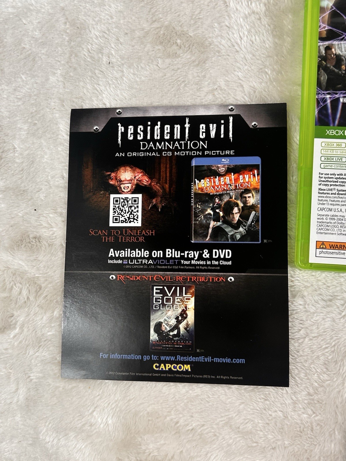 Resident Evil 6 (Microsoft Xbox 360, 2012)
