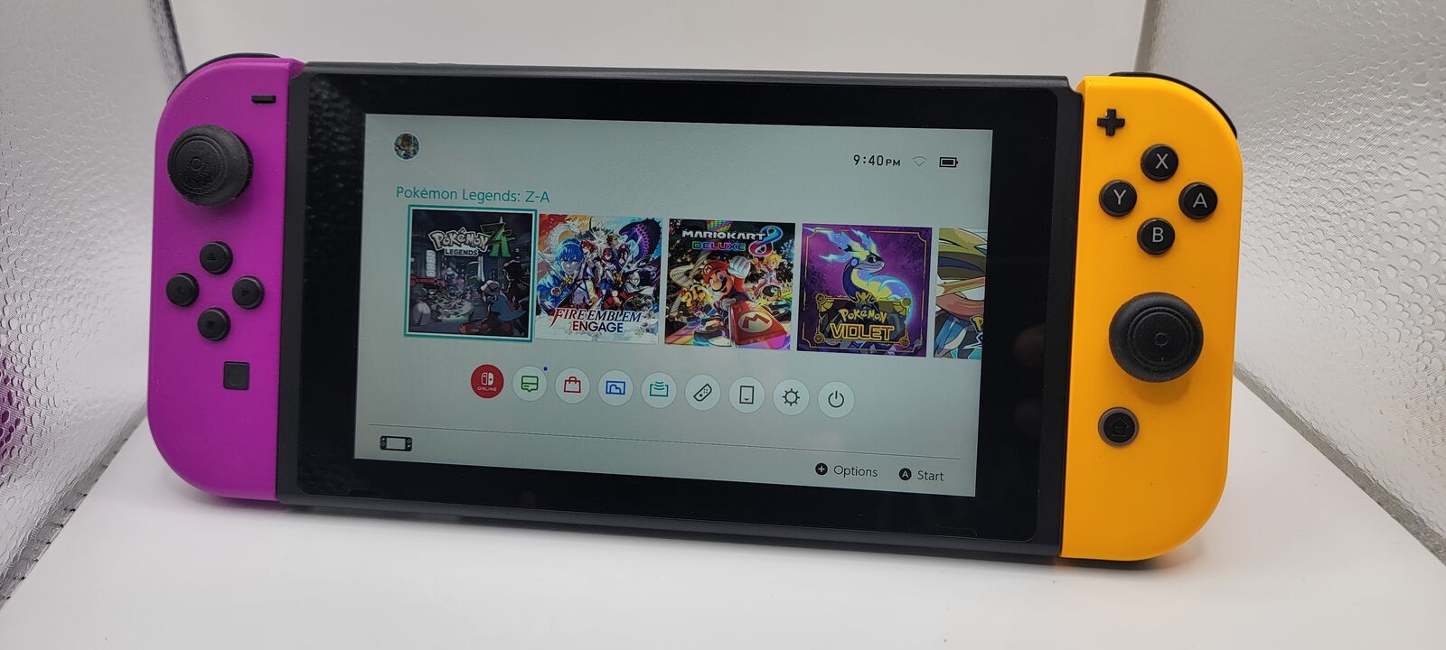 Nintendo Switch V1 HAC-001 2017 Bundle 512GB SD Dock Joy-Cons Charger Tested