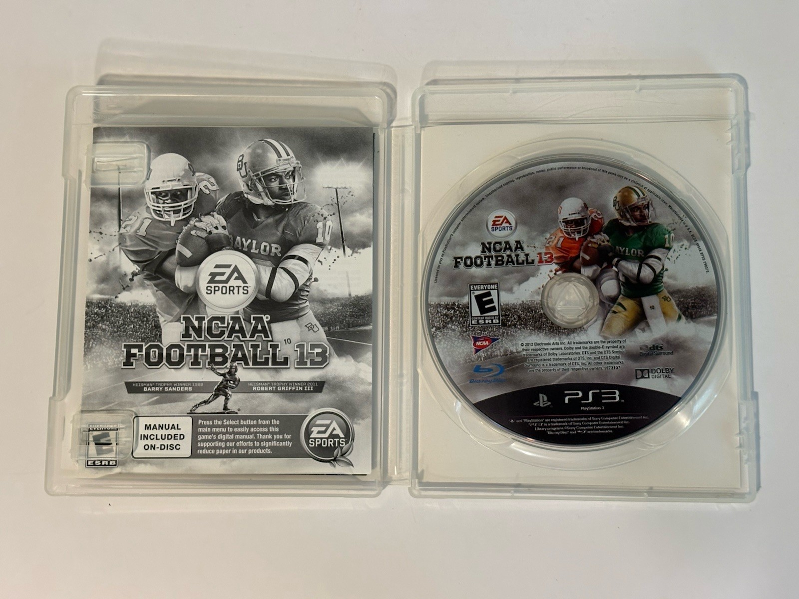 NCAA Football 13 Sony PlayStation 3, 2012 PS3 CIB! W/ Manual RG3 Mascot Madness