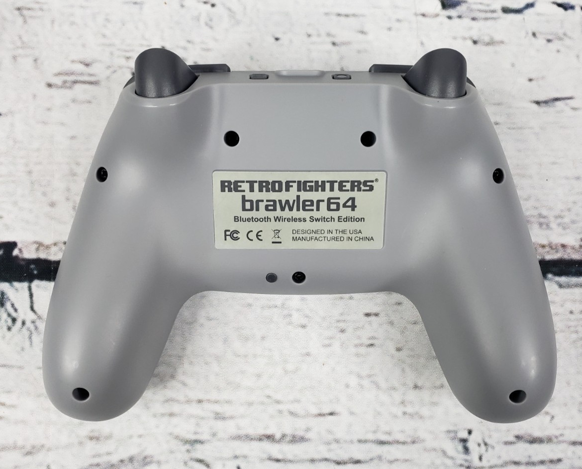 Retro Fighters Brawler64 Bluetooth Wireless Switch & PC Controller Gray