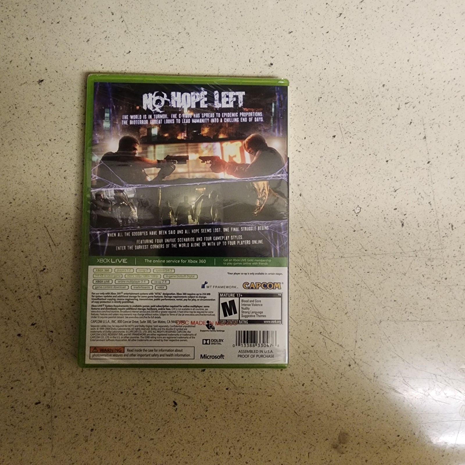 Resident Evil 6 Microsoft Xbox 360 Brand New Factory Sealed