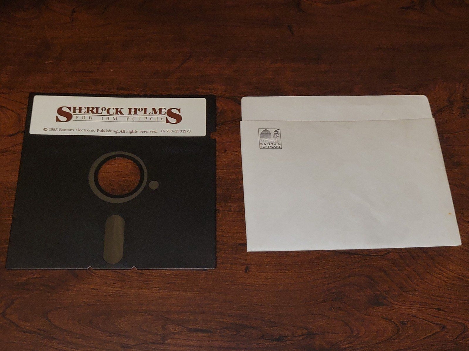 Sherlock Holmes in Another Bow IBM PC — Disk, Box, Manual, Map, & Warranty Card