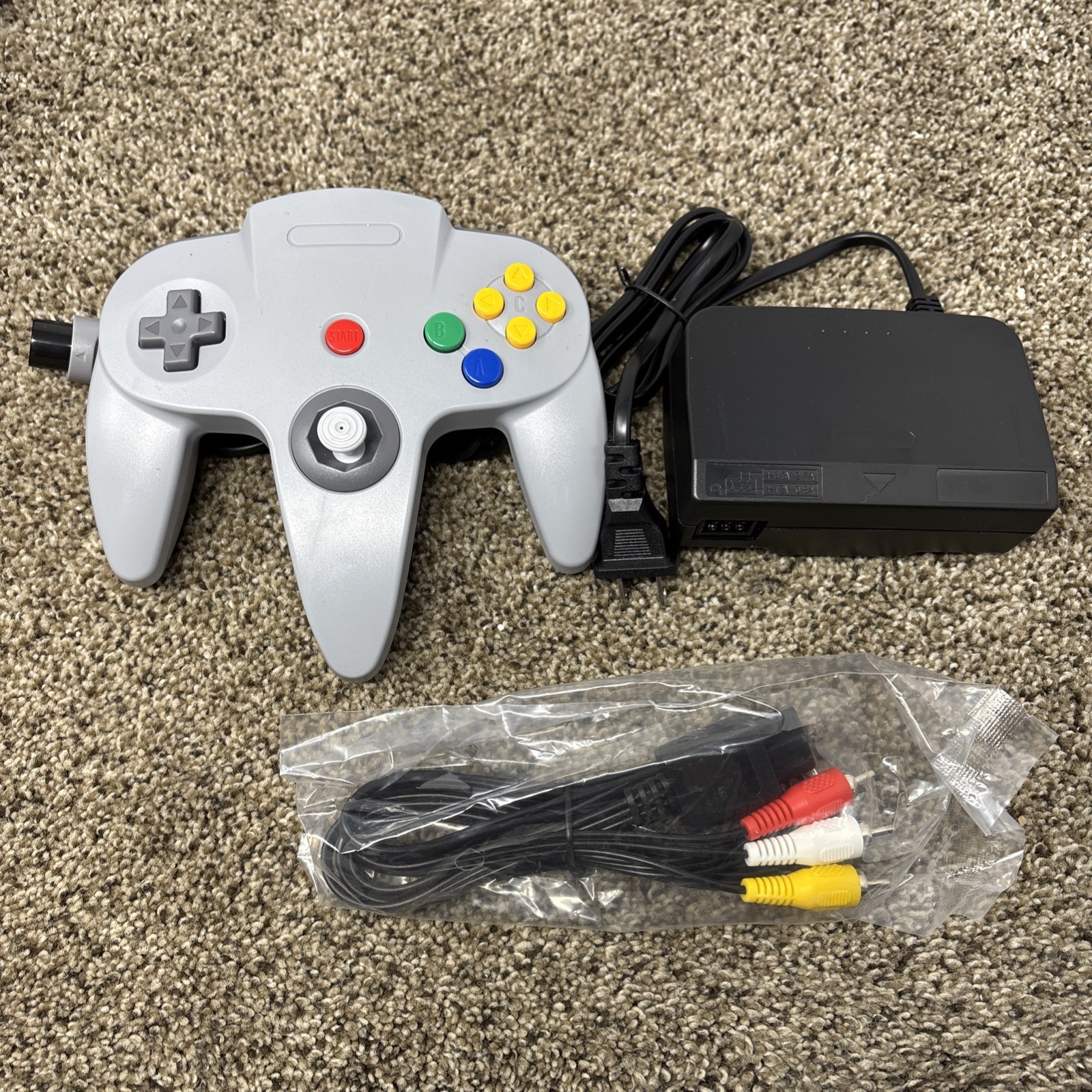 Nintendo 64 N64 Console System Bundle W/ Controller, Cables – Tested Works READ