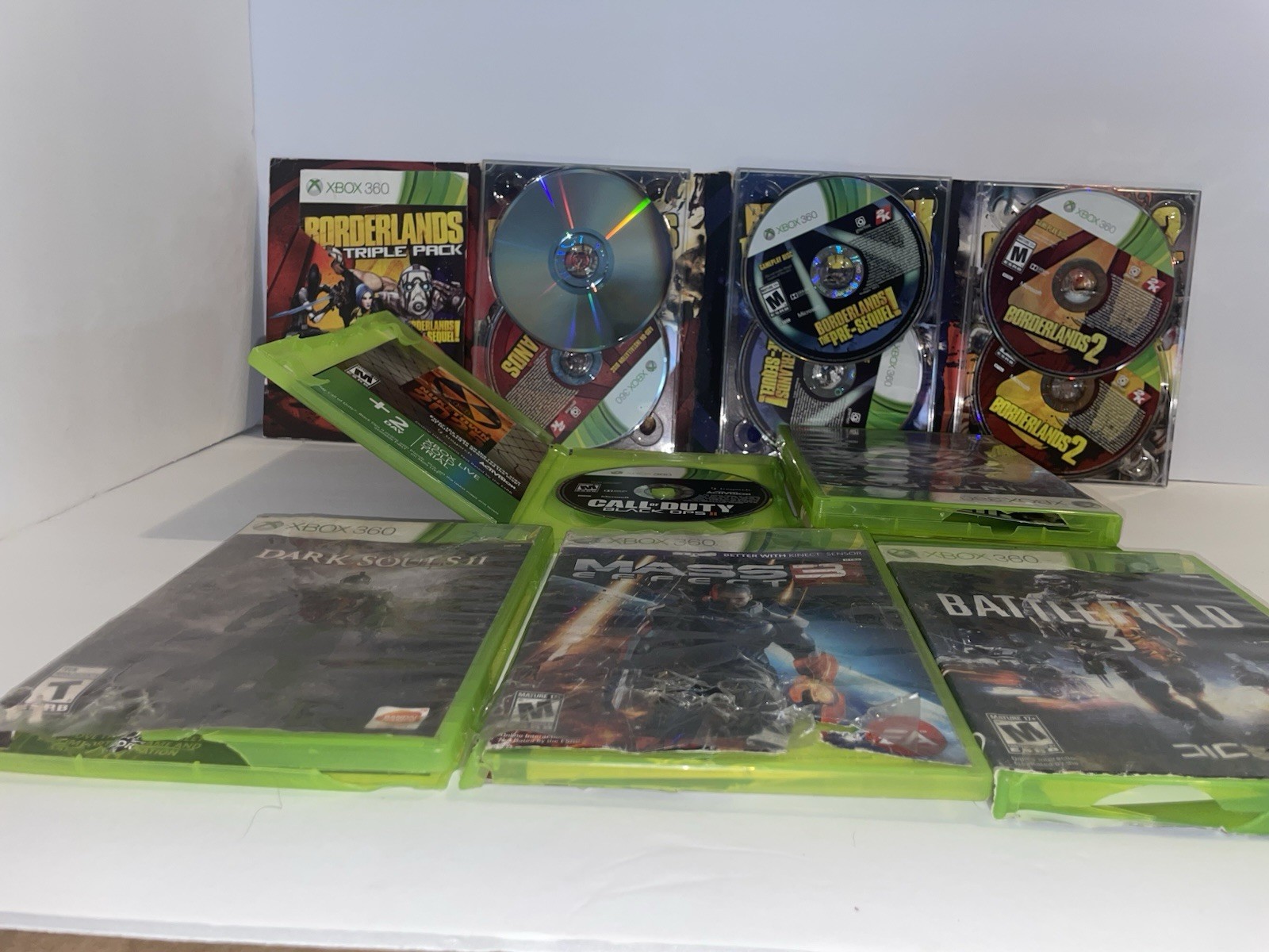 🔥 (Tested) Xbox 360 Console Bundle w/ 28 Games, Kinect Sensor, 2 Controllers