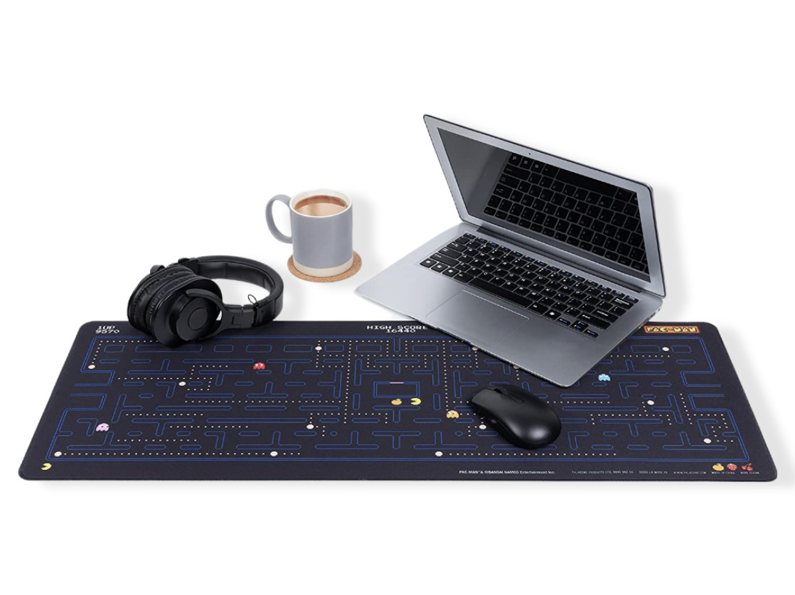 Pacman Gaming Desk Mat Mousepad 30x80cm.