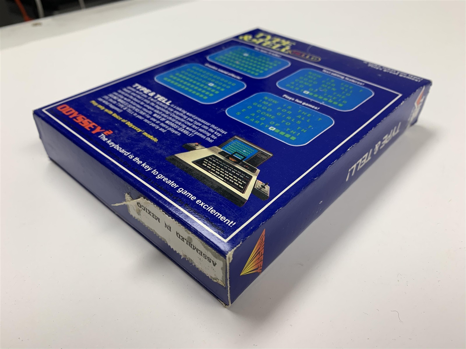 Type & Tell Magnavox Odyssey 2 CIB Talking Game The Voice Series Tested