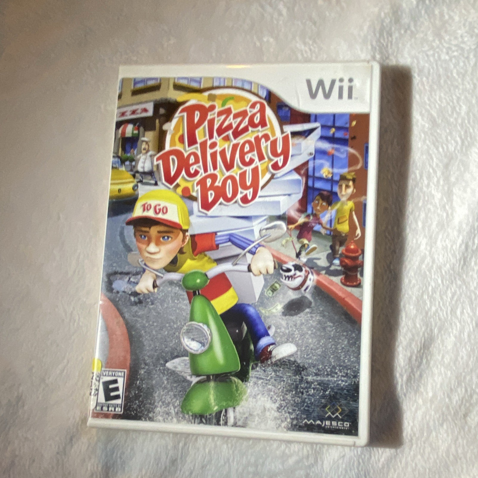 Majesco Pizza Delivery Boy Nintendo Wii 2009 NTSC-U/C E Manual Included