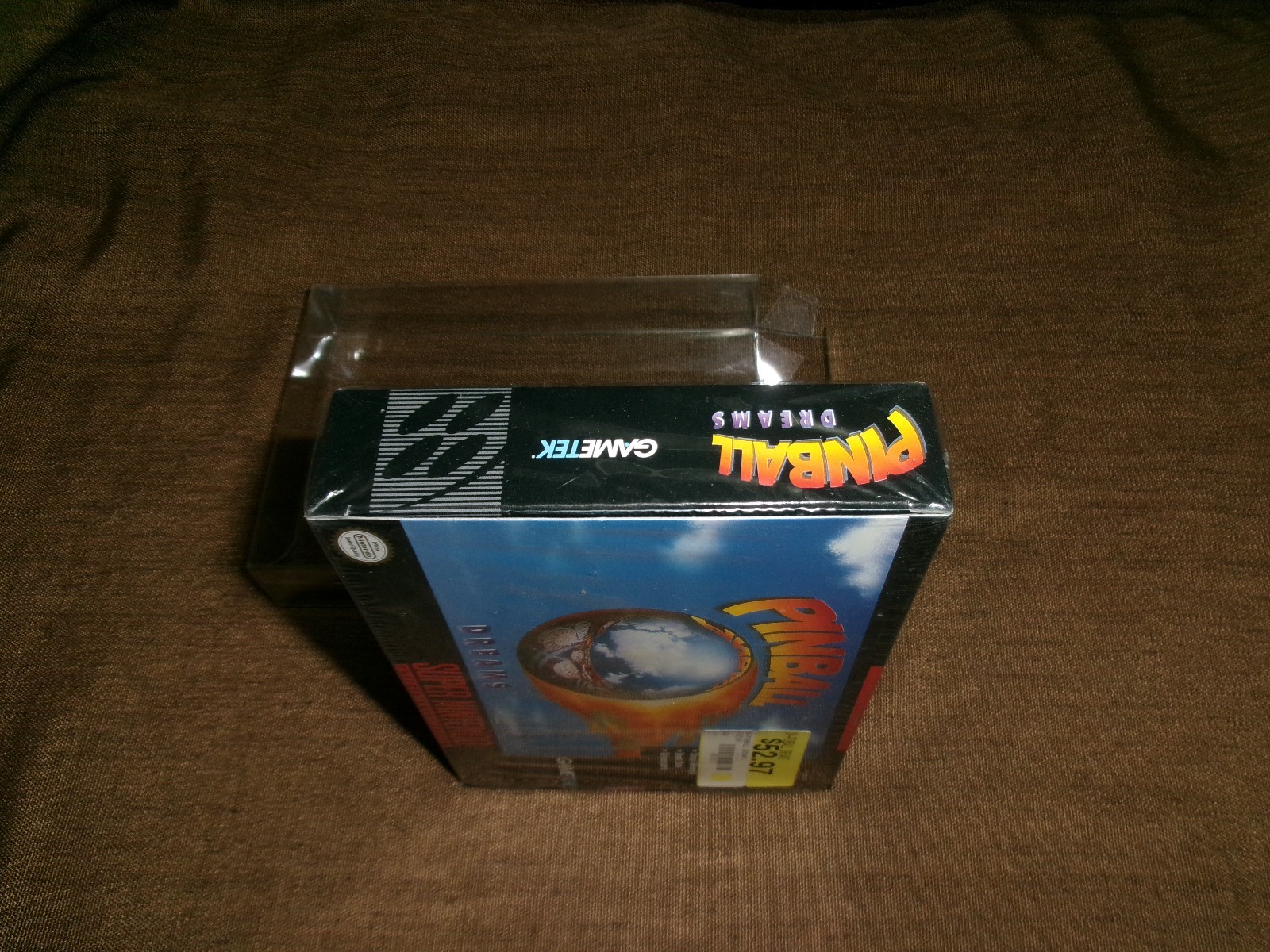 #673 Pinball Dreams (SNES, 1994) CIB (still in shrinkwrap) W/MANUAL Tested