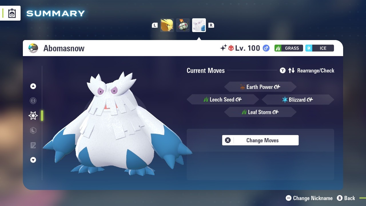 ✨6IV SHINY Abomasnow + EVS 🚀 POKEMON LEGENDS ZA✨Online delivery⚡Alpha