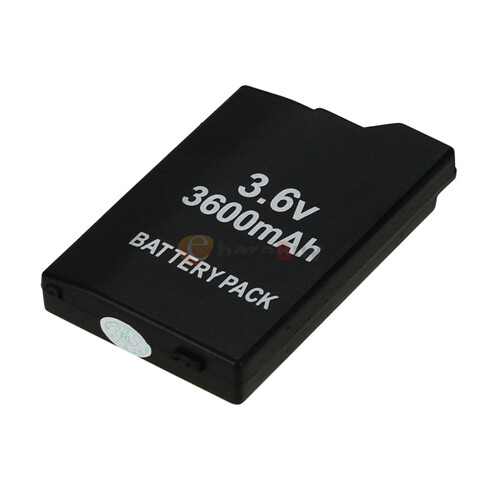 For PSP Slim 2000 3000 2001 Rechargeable Replacement Battery 3600mAh/WallCharger