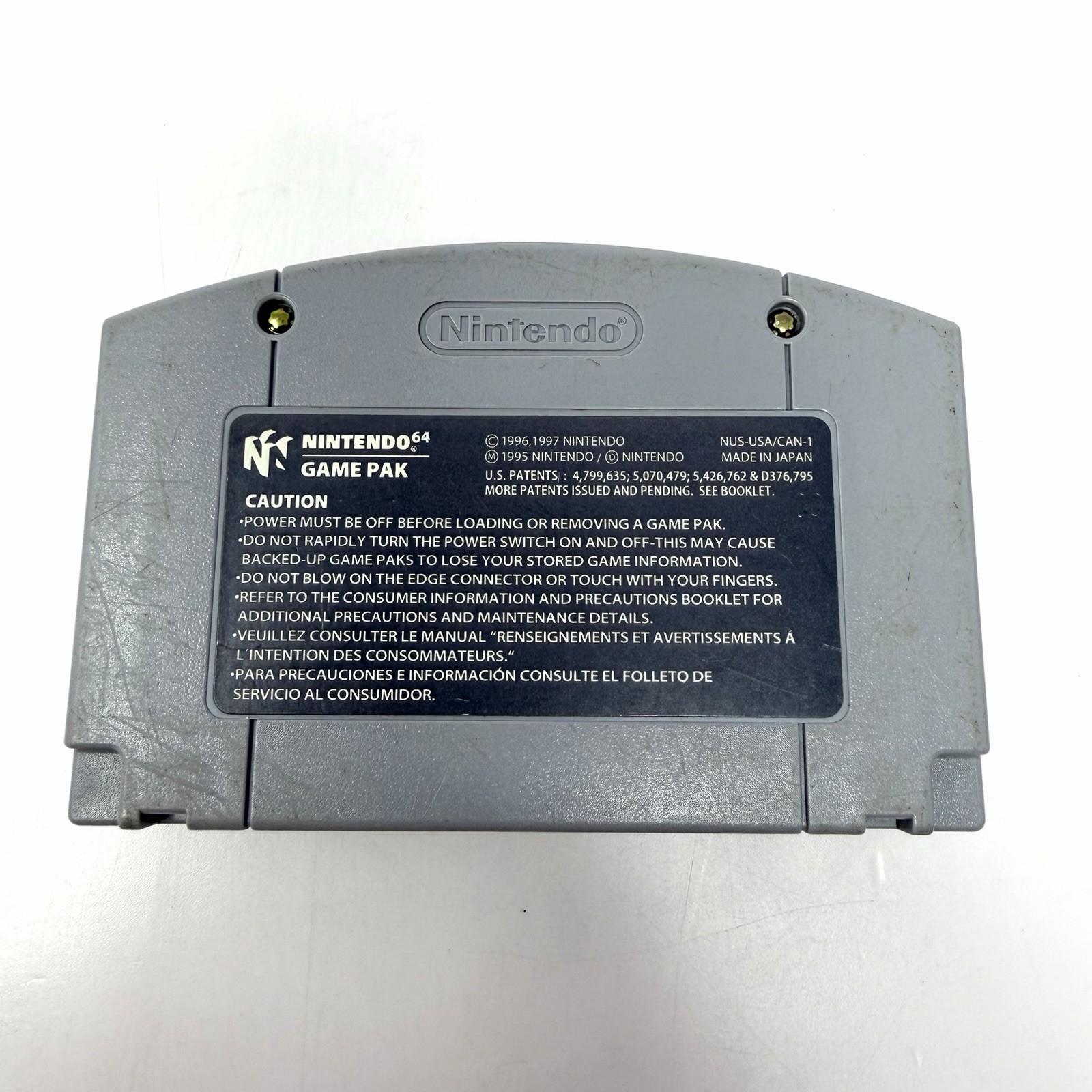 WCW Vs NWO Revenge Nintendo 64 N64 Game Cartridge Only Authentic Tested Works