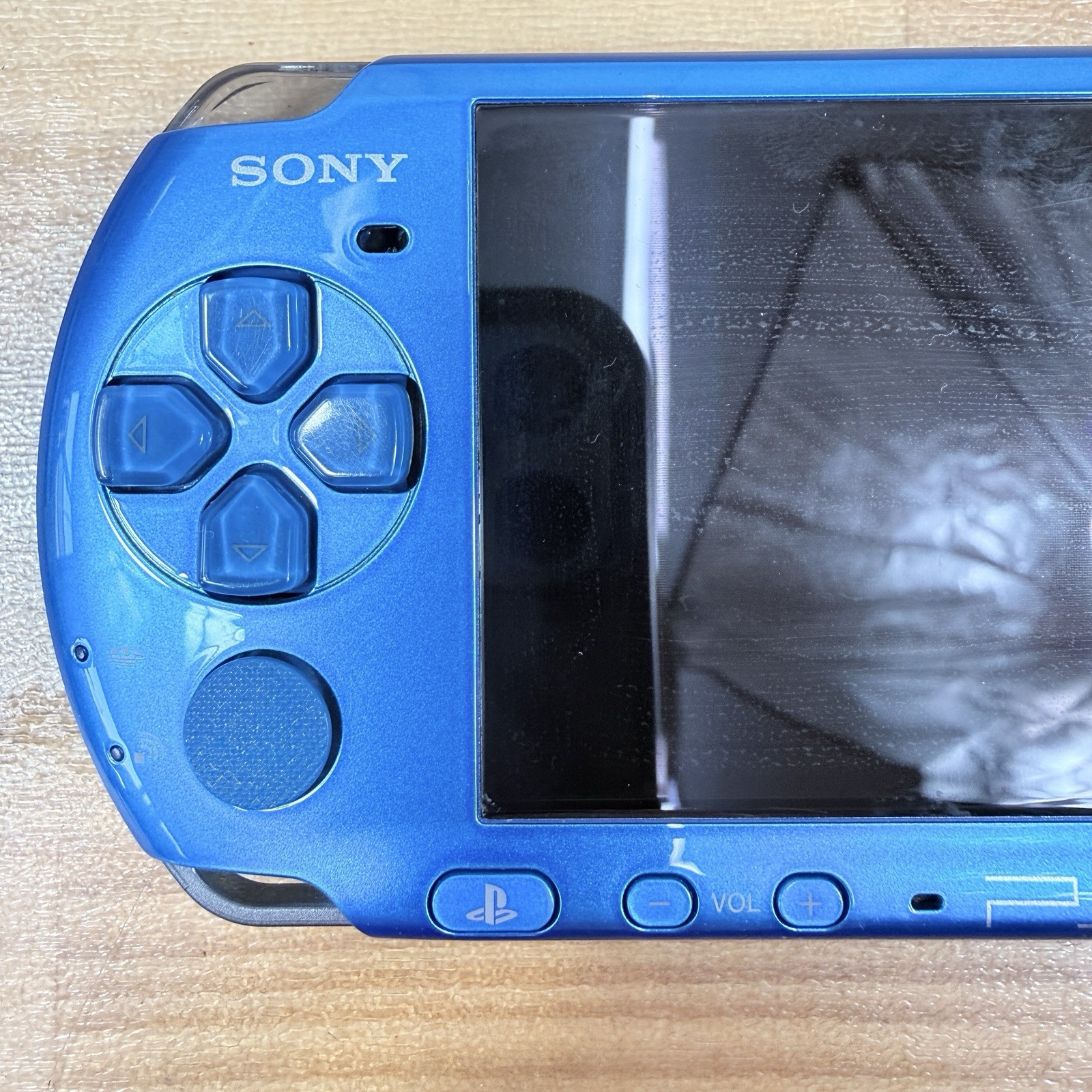 (Lot of 1) Sony PSP-3000 Console Blue 1GB Memory OEM Adapter New Battery Used