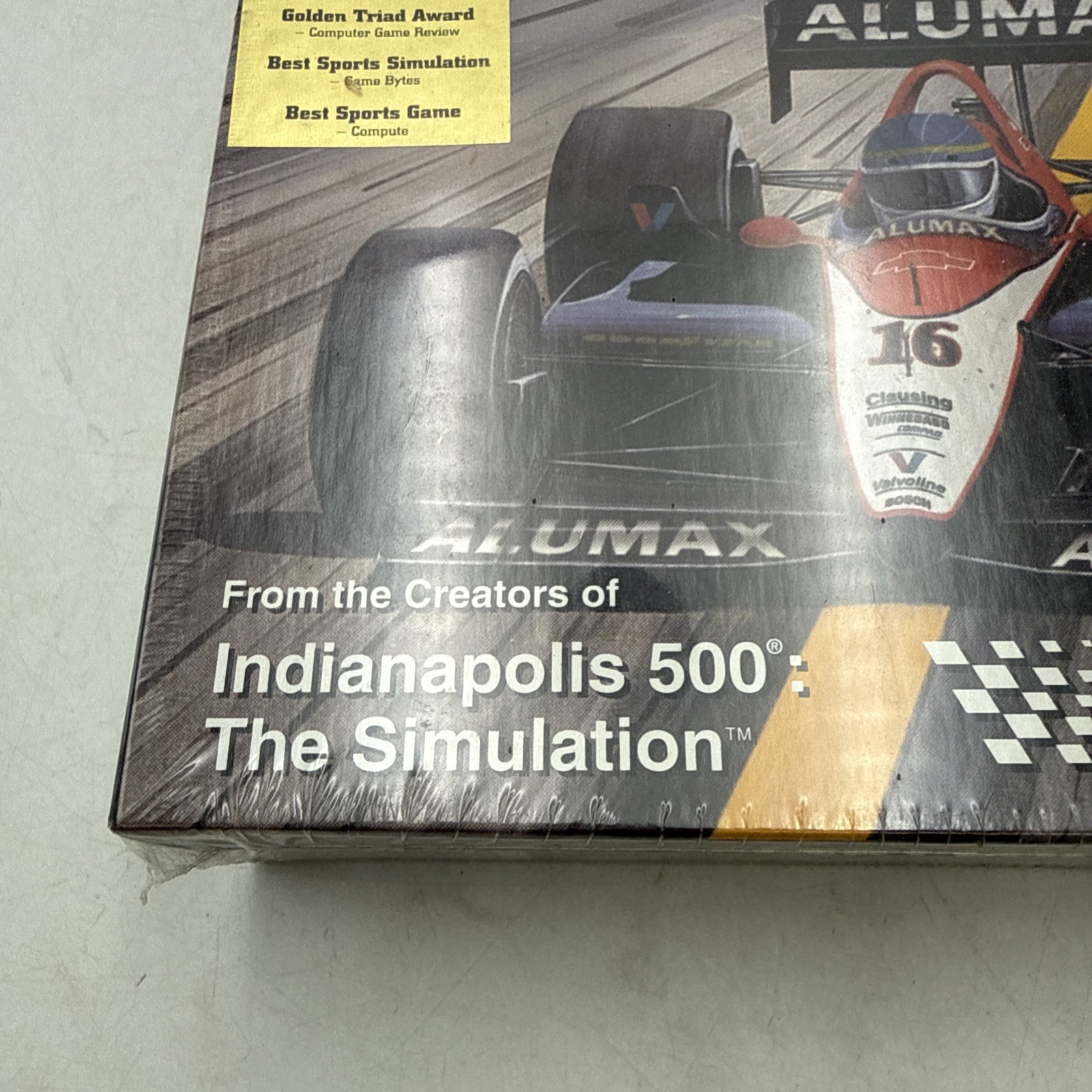 Indy Car Racing PC Game, Papyrus 1993 3.5″ Floppy Disk Big Box BRAND NEW SEALED