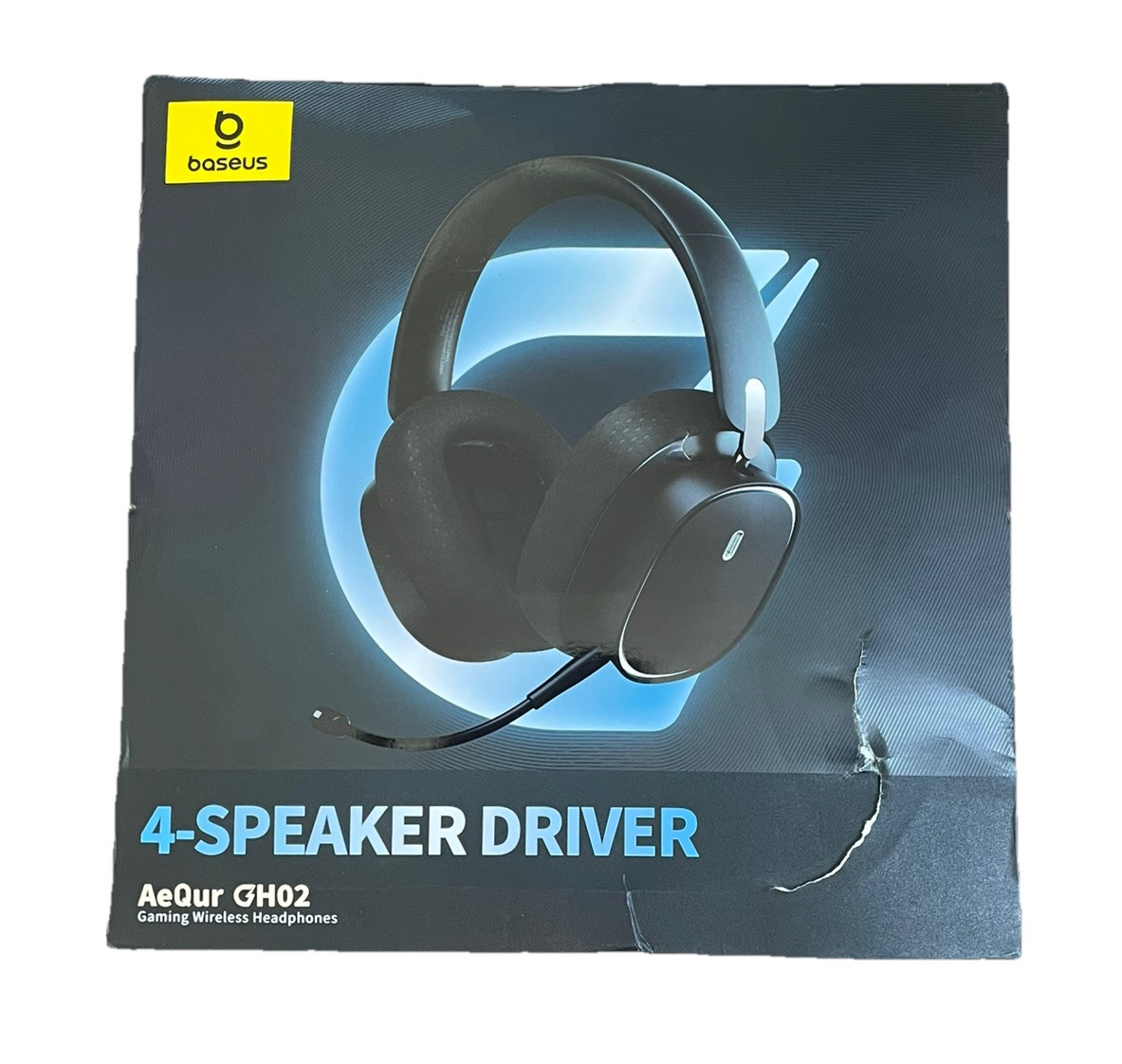 GH02 Wireless Gaming Headphones with Mic, Bluetooth 5.3, RGB Lighting
