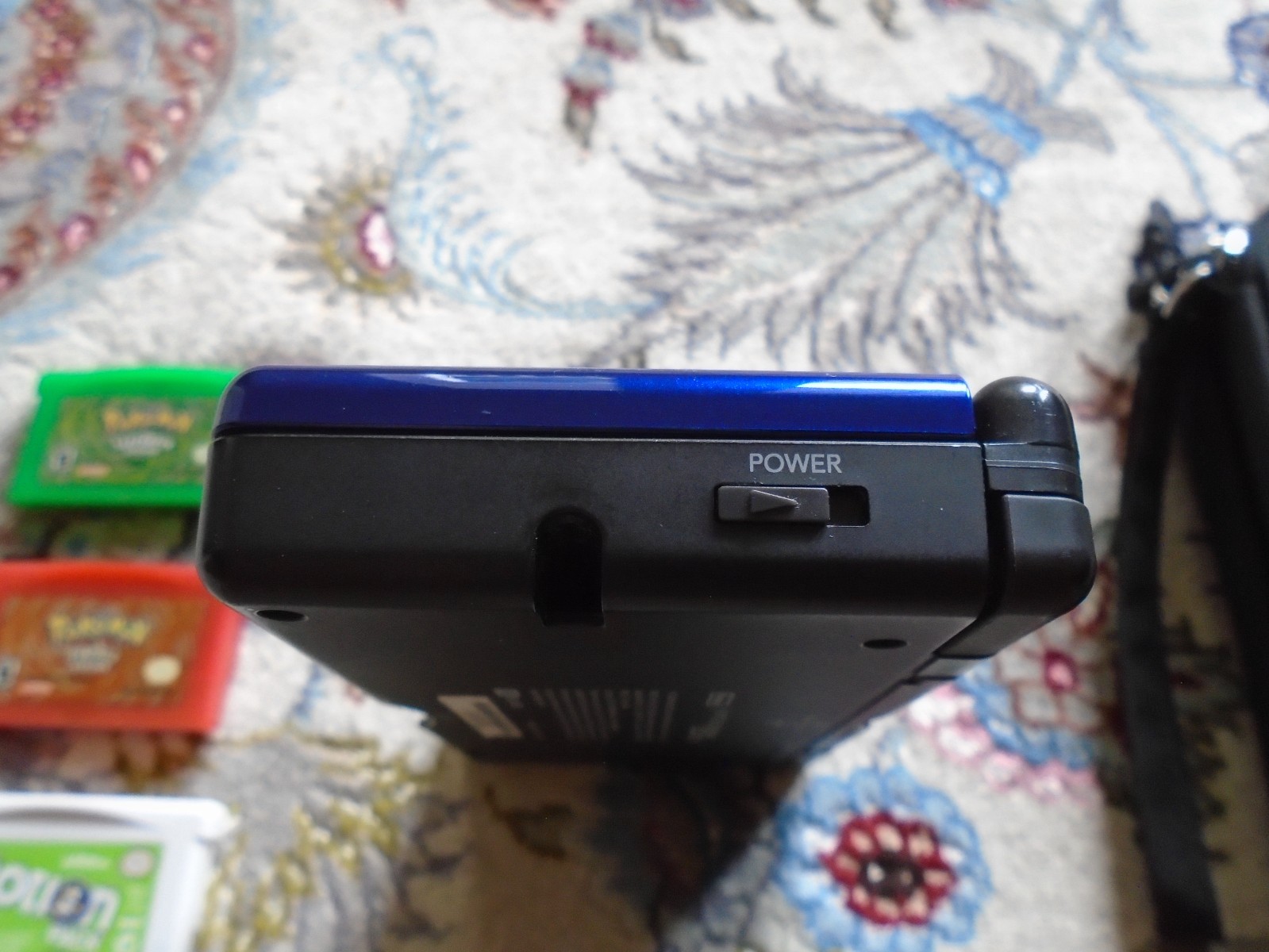 Nintendo DS Lite Blue/Black Console USG-001 w/ Pokémon games GBA USA SEE VIDEO!