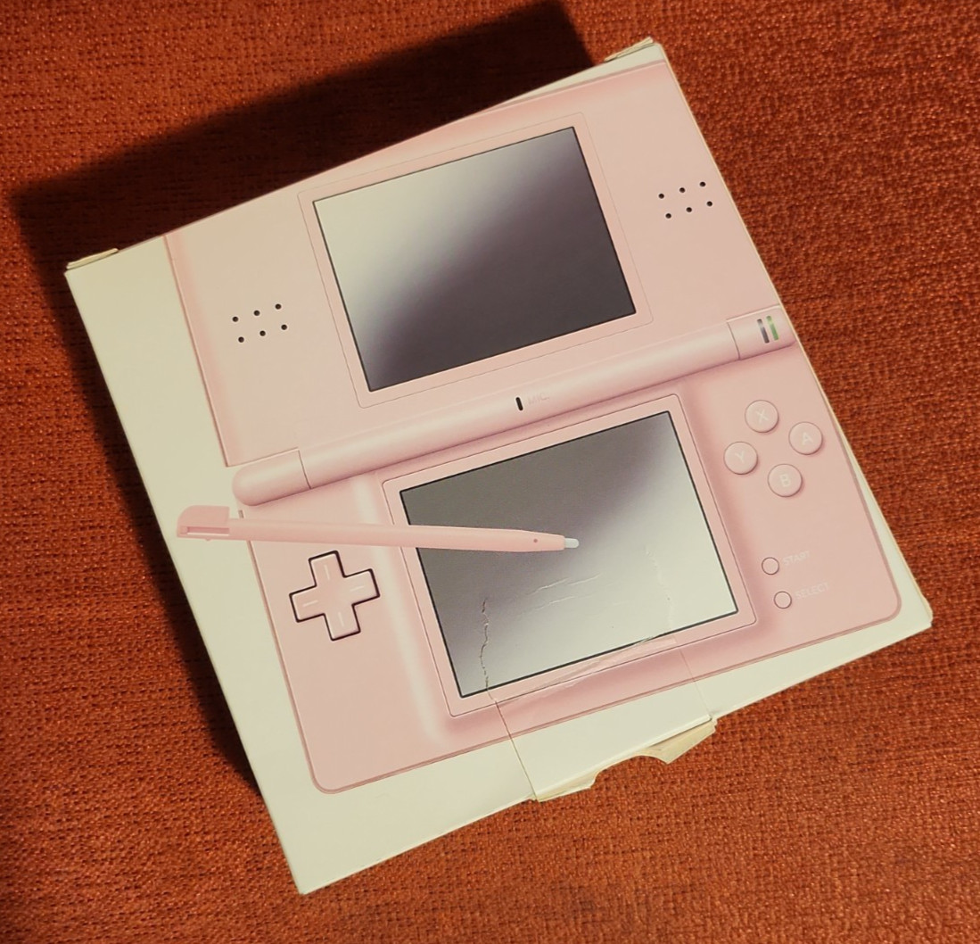 Nintendo DS Lite Console – Coral Pink – In Box