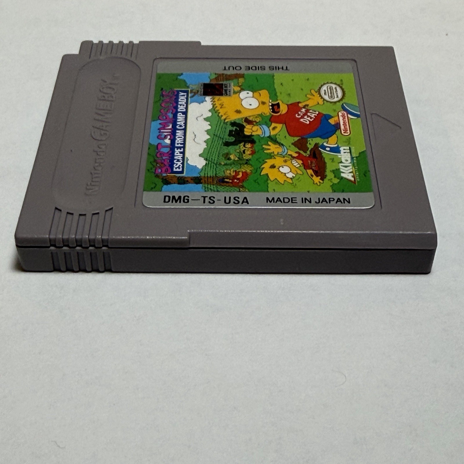 Bart Simpson’s Escape From Camp Deadly Nintendo Game Boy Works Game Only Vintage