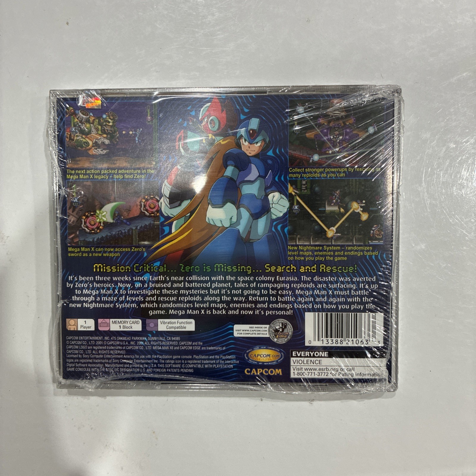 Mega Man X6 (Sony PlayStation 1, 2001)