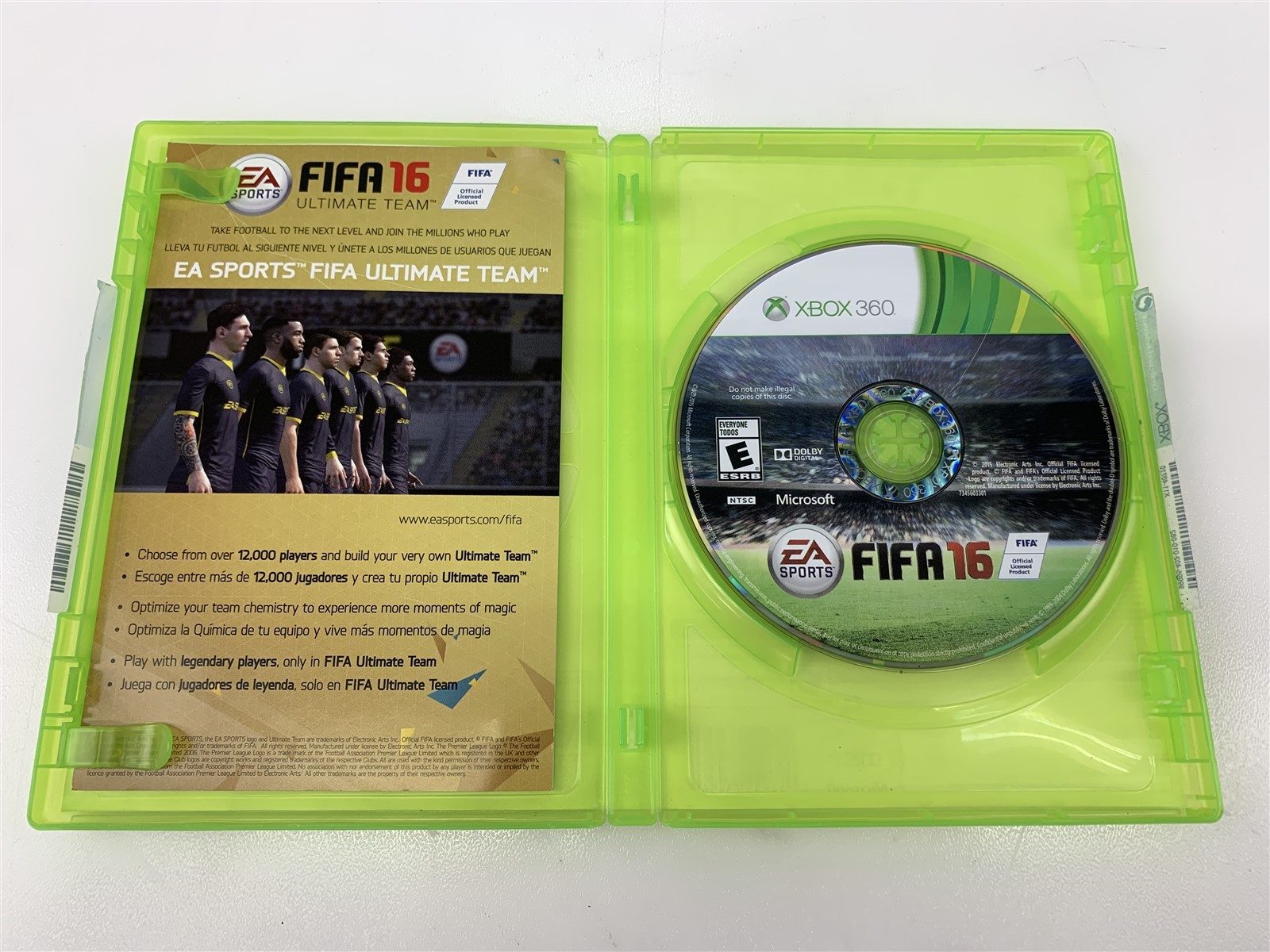 FIFA Soccer 16 Microsoft Xbox 360 Better with Kinect Sensor