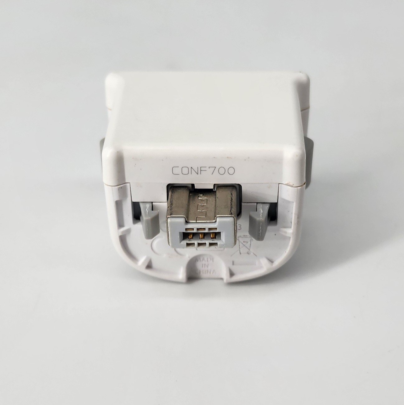 Nintendo Wii Official OEM Motion Plus Adapter Remote Attachment White RVL-026