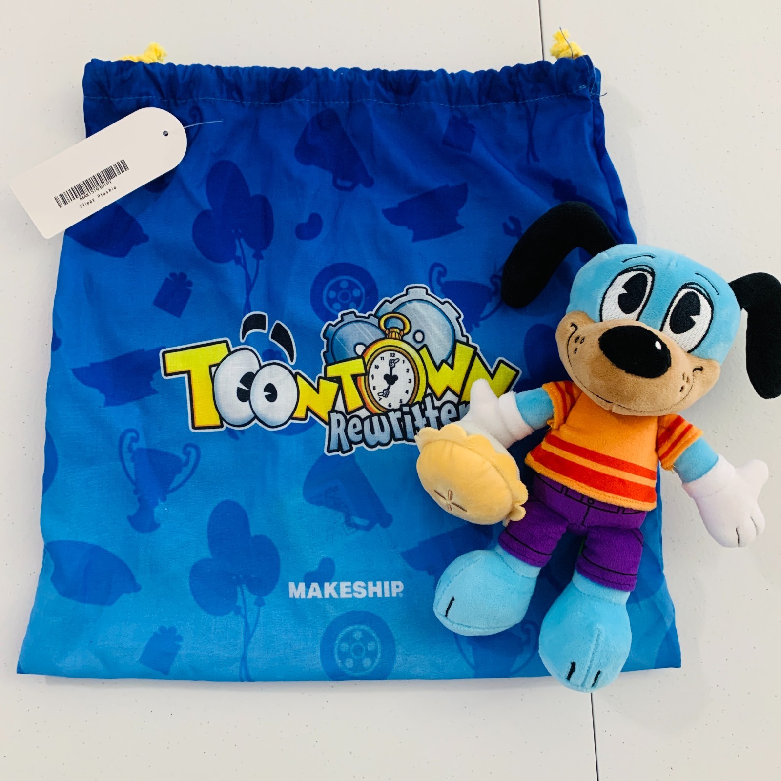 Disney’s Toontown Online Rewritten x Makeship Toon Flippy Plush Plushie TTR