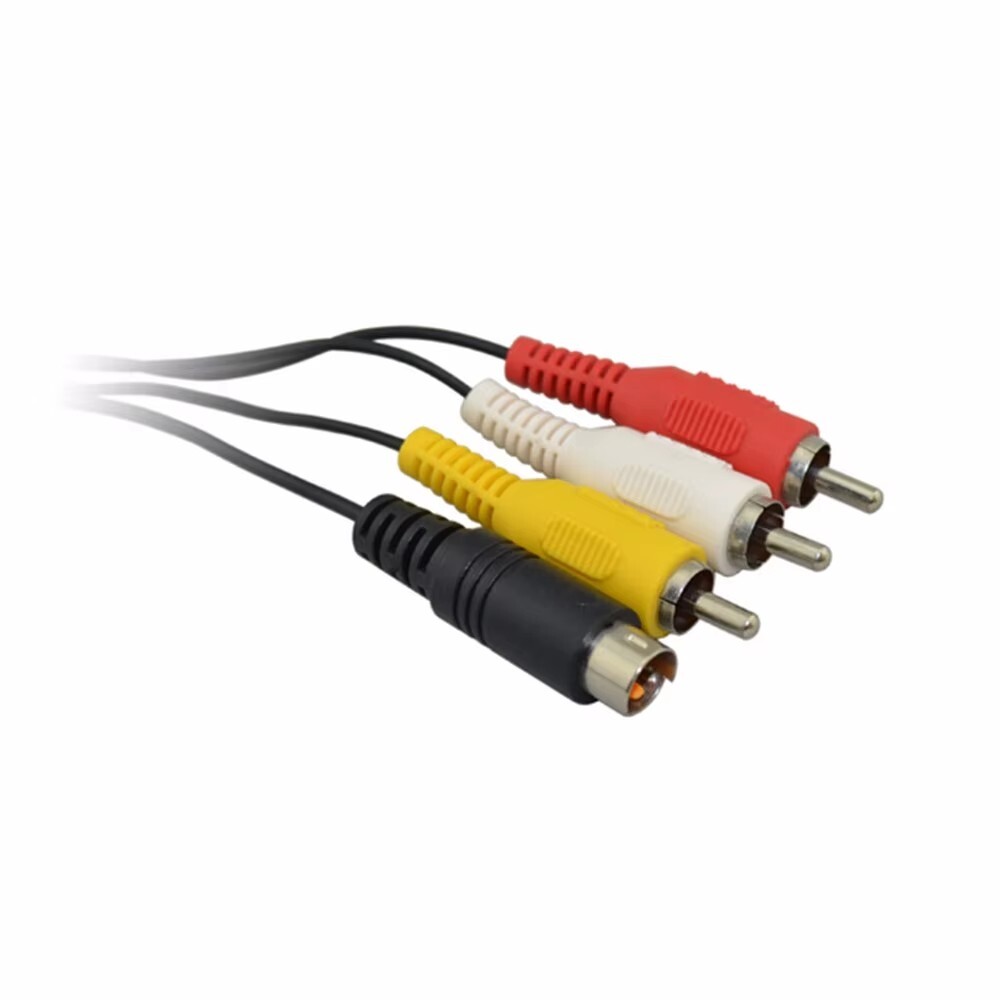 Xbox S-Video Cable – AV A/V Composite RCA Audio Video Cord – 6′ long -US Seller