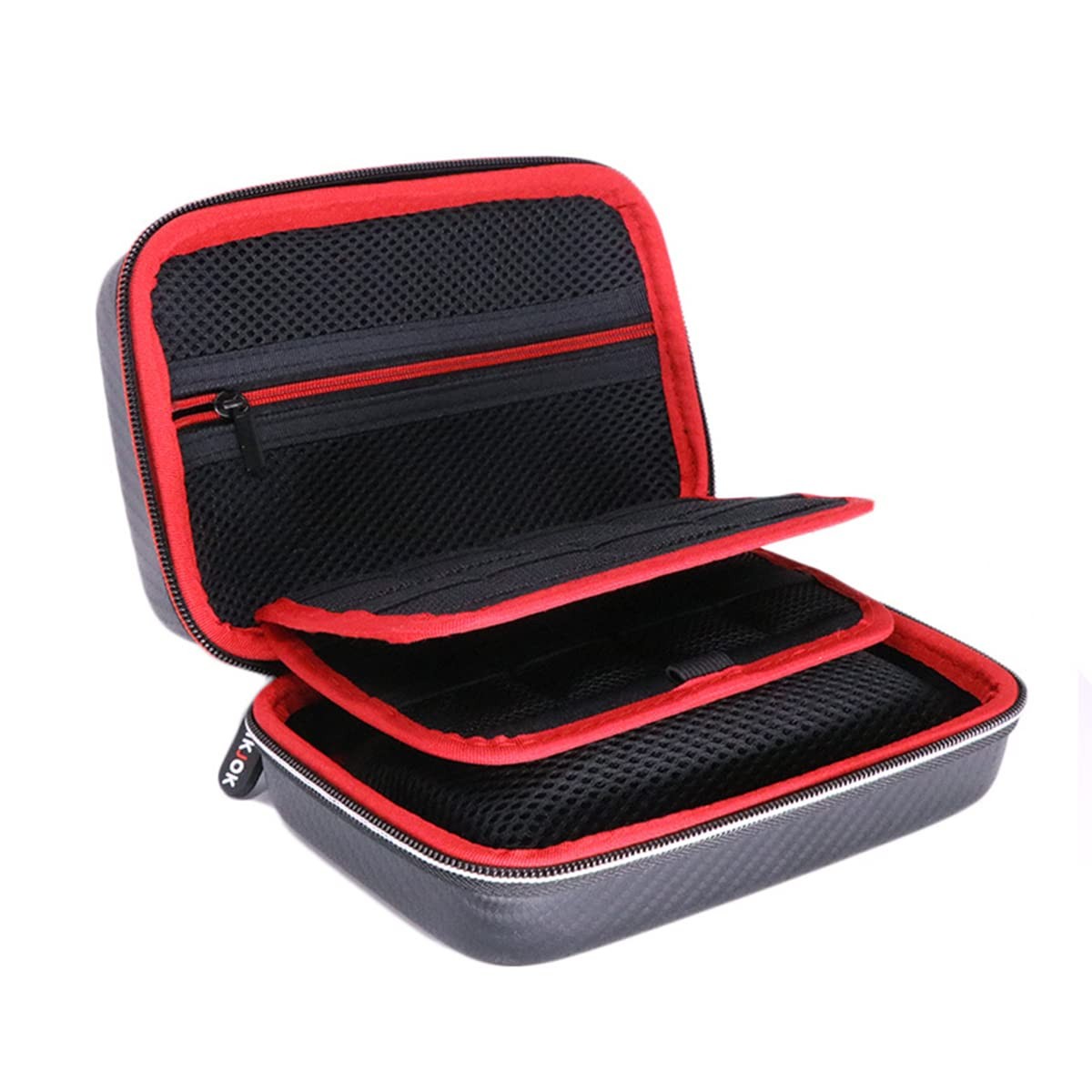 Carrying Case for New 3DS XL New 2DS XL Nintendo 3DS 3DS XL New 3DS Black/Red