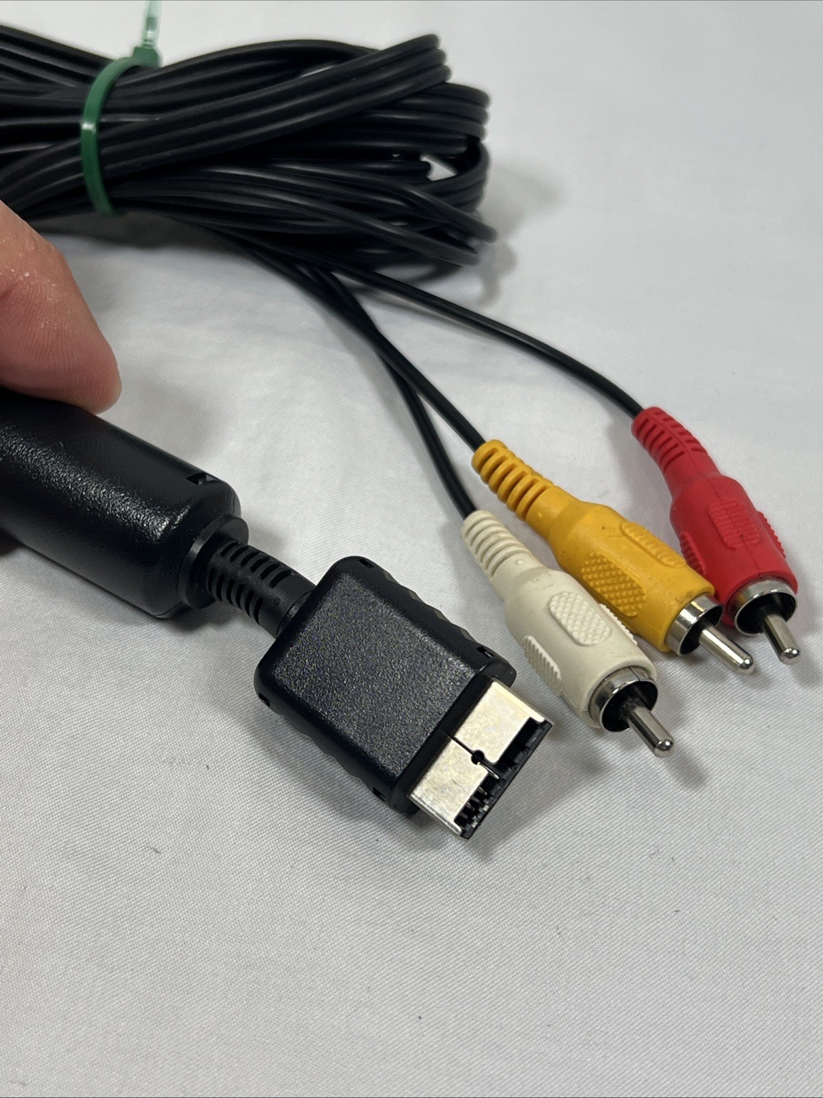Genuine OEM Original Sony PlayStation PS1 PS2 AV Audio Video Cable RCA Component