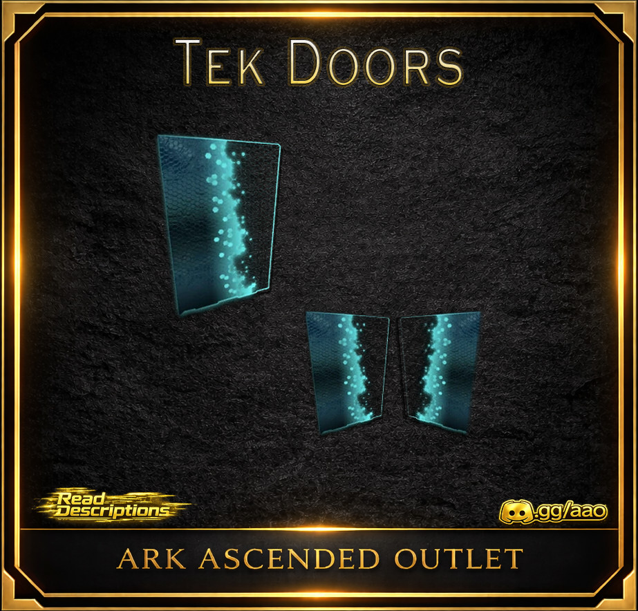 Tek Doors/Double Door-Ark Survival Ascended PVE-ASA-Tek Structures-Official-AAO