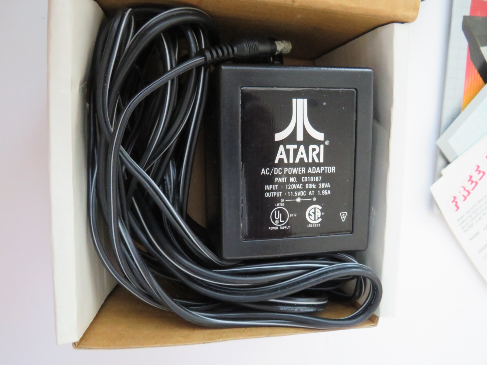 Atari 5200 Console Bundle Cables Controller 2 Games in Original Box – Untested