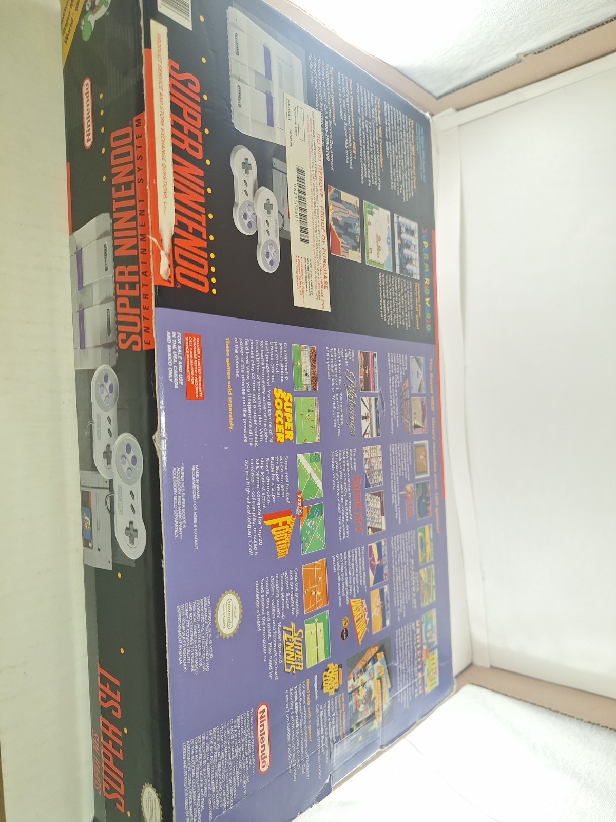 Super NES Super Set SNES Nintendo – With Original Box