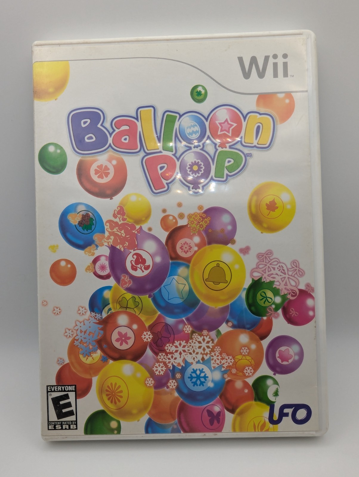 Balloon Pop Wii Complete CIB Rare UFO Interactive Puzzle Game