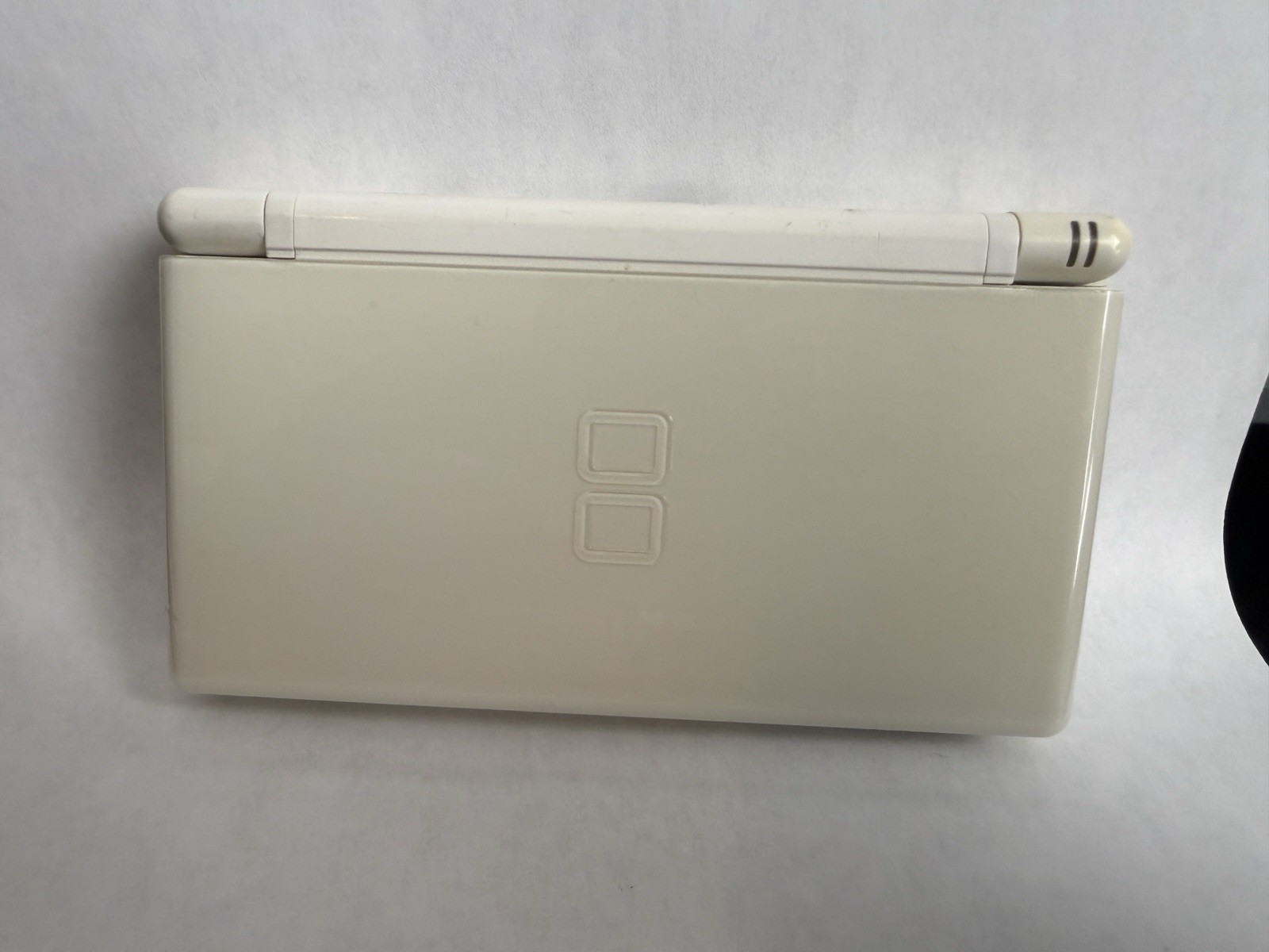 Nintendo DS Lite Polar White Console Tested Working Yellowing No Game USG-001