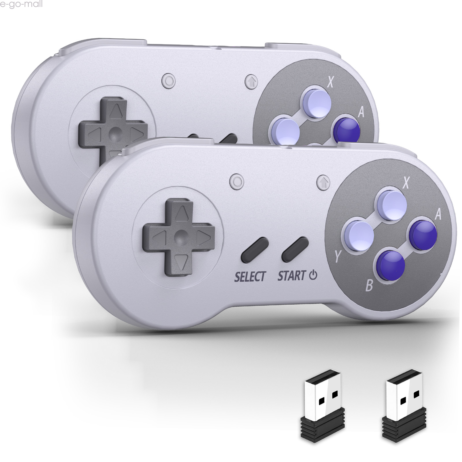 Wireless SNES Controller & USB Receiver for PC MAC Raspberry Pi Windows Computer