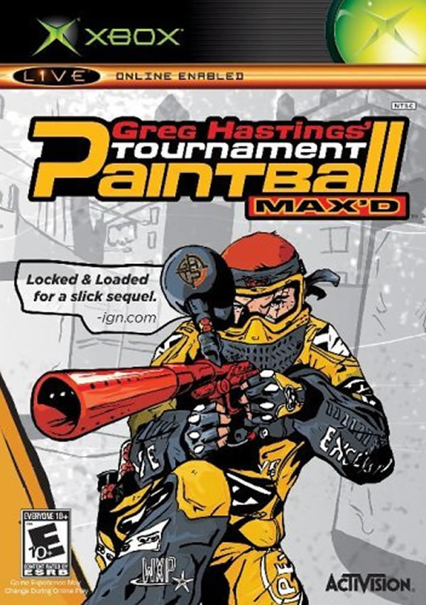 Greg Hastings” Tournament Paintball Max”d Xbox (Brand New Factory Sealed US Ve