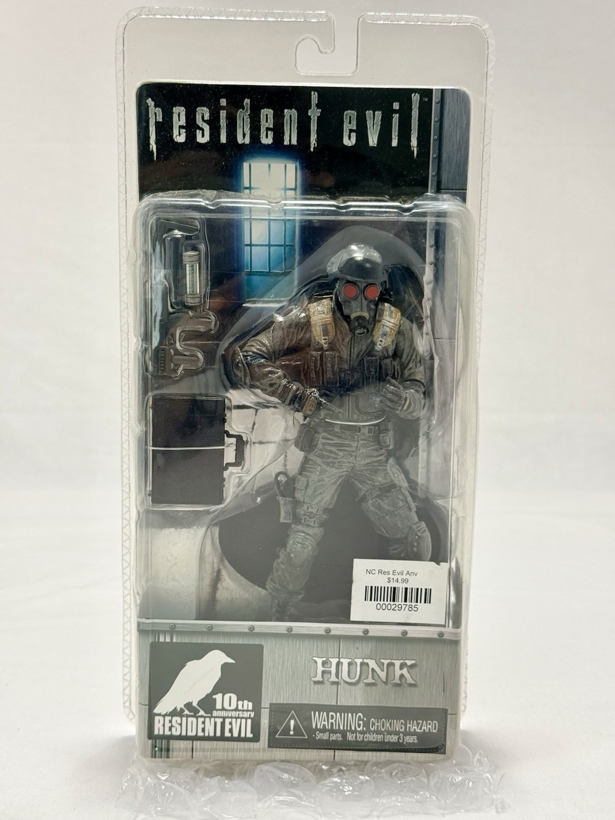 NECA Resident Evil 10th Anniversary Series 1 Hunk 7” Figure Box Wear Fast Shippi
