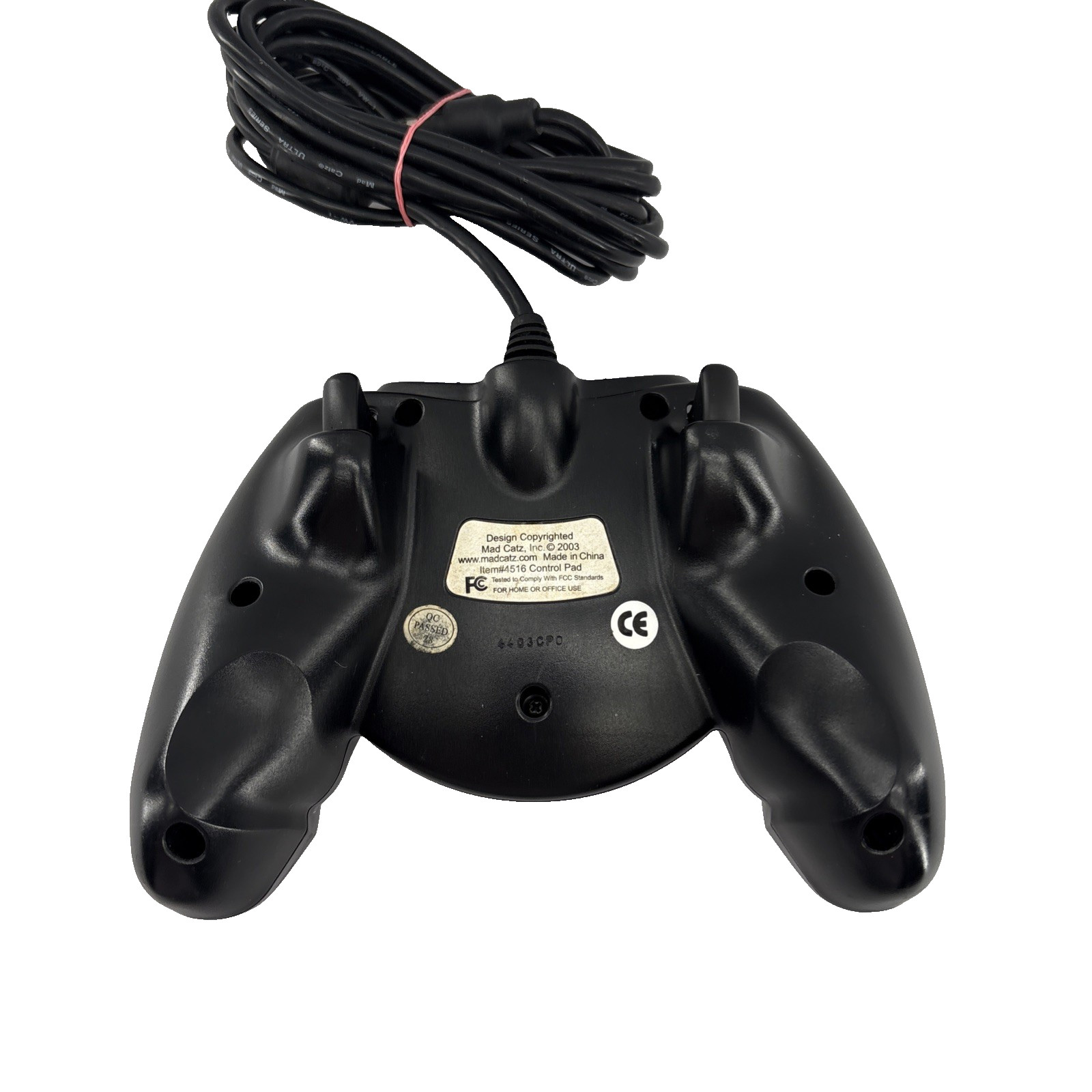 Microsoft Xbox Original Mad Catz Wired Controller Clear Smoke Black 4516