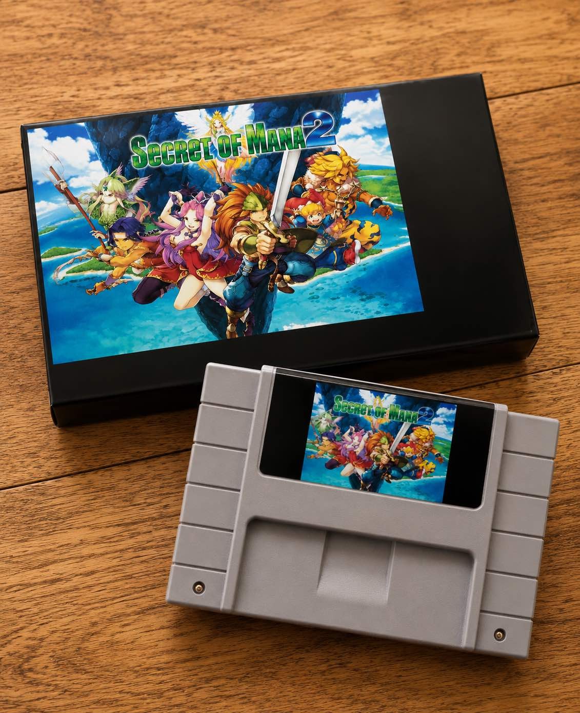Premium Action RPG Adventure English Edition For SNES Complete In Box Custom